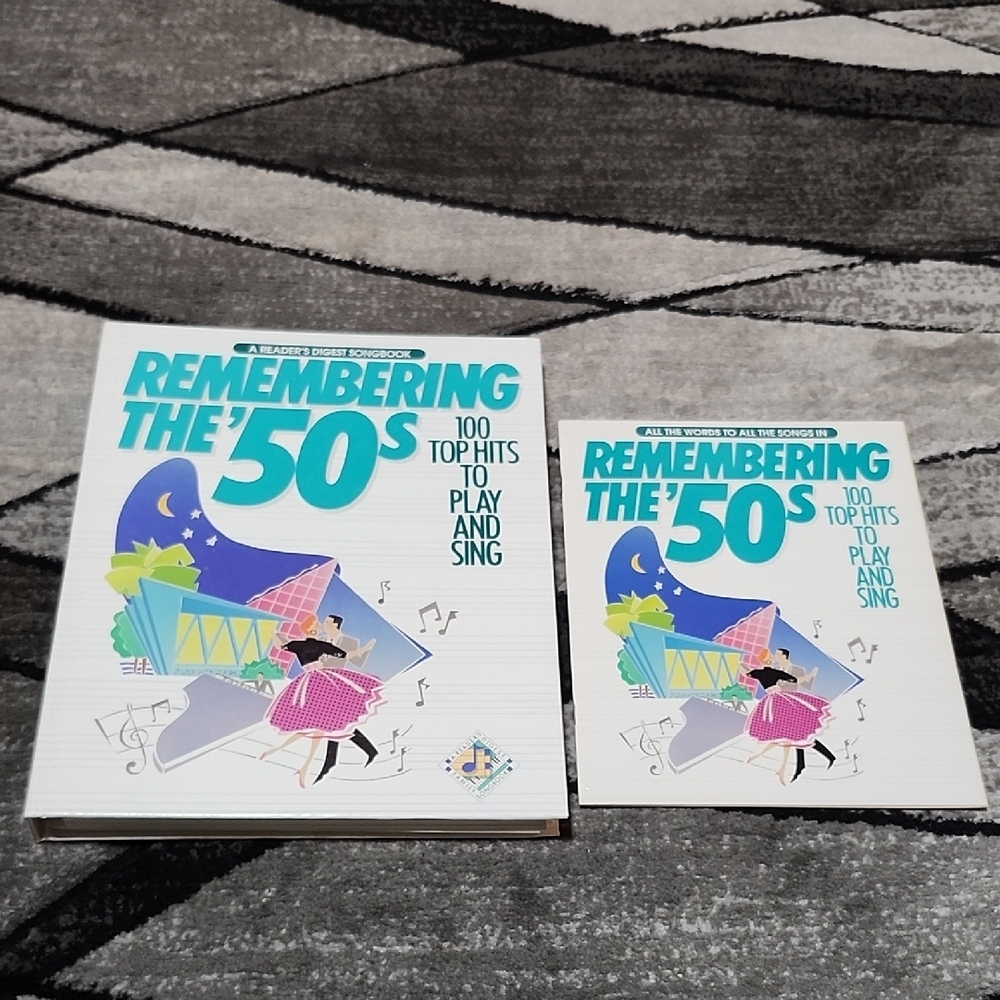 REMEMBERING THE 50'S 100 TOP HITS TO PLAY & SING SHEET MUSIC BOOK 1992